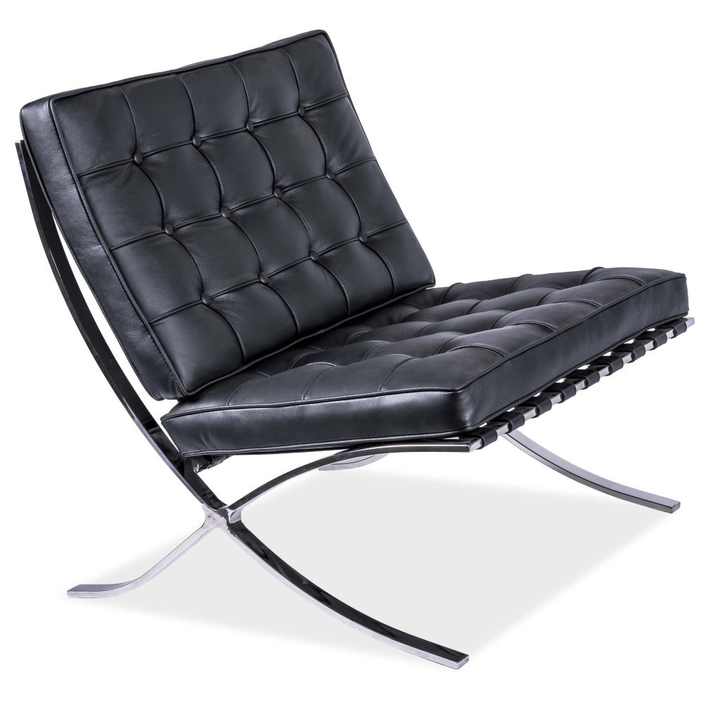 Lujoso Sillón Barcelona HQ Con Otomana De Cuero Con Flores - Imagen 2
