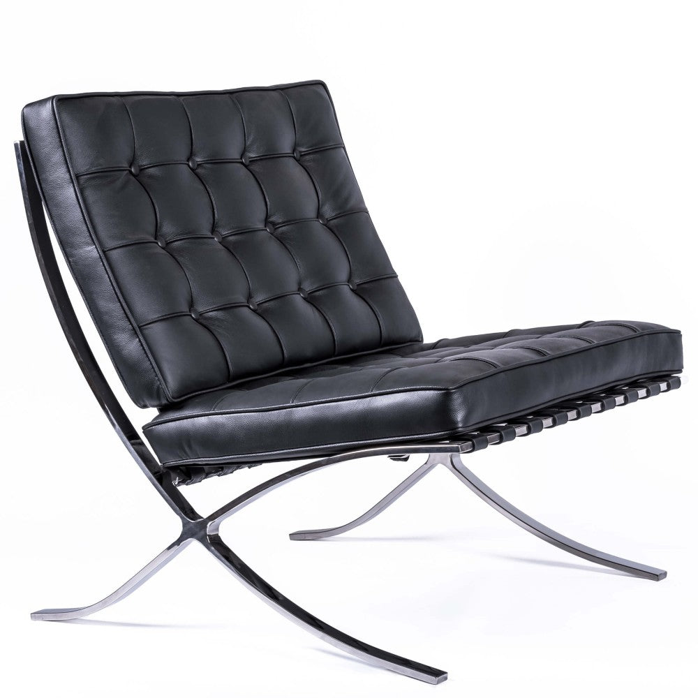 Lujoso Sillón Barcelona HQ Con Otomana De Cuero Con Flores - Imagen 4