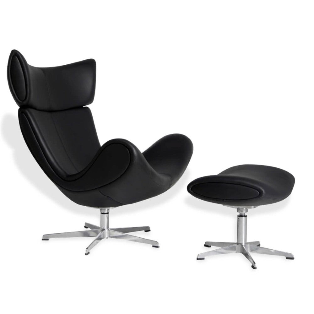 Sillón de Emola Lounge Chair en cuero