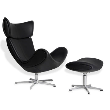 Sillón de Emola Lounge Chair en cuero