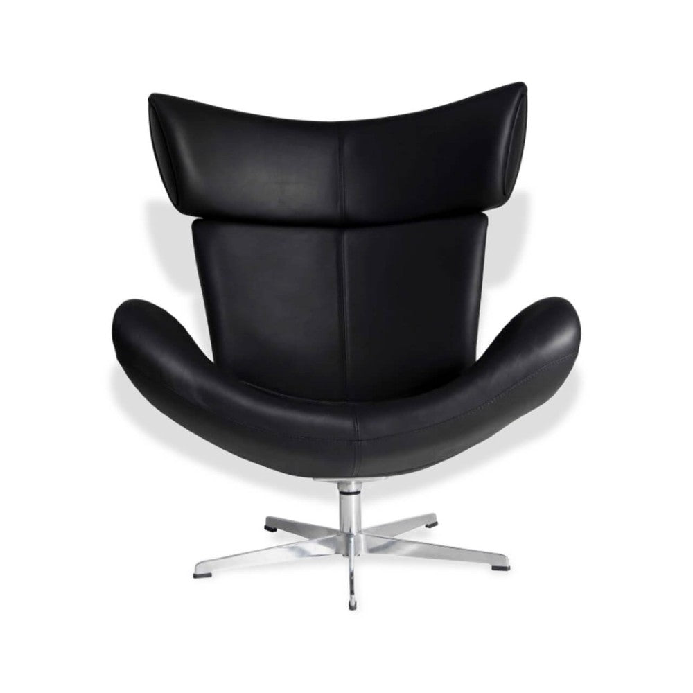 Sillón de diseño Emola Lounge Chair en Cuero italiano - Confort Superior - Imagen 3