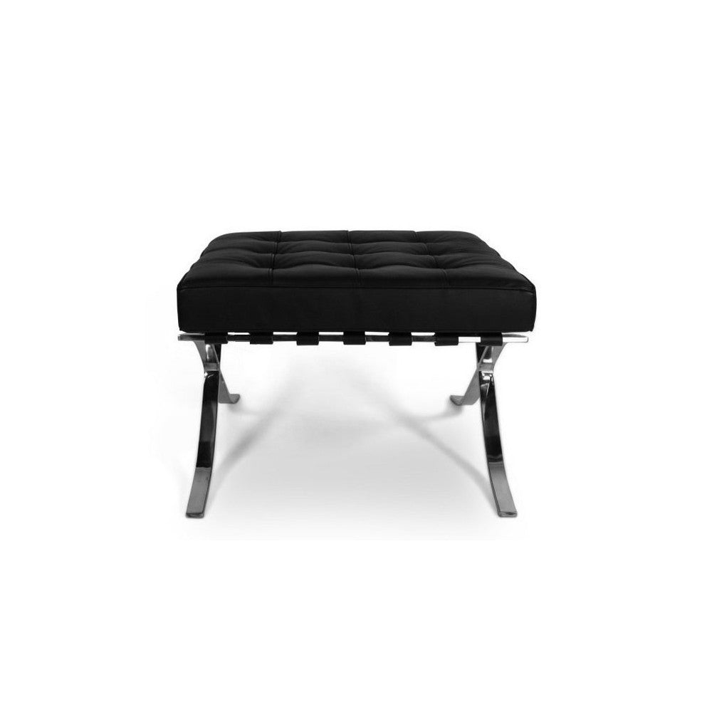 Exclusivo Silla Barcelona con Otomana de Piel Sintética - Imagen 3