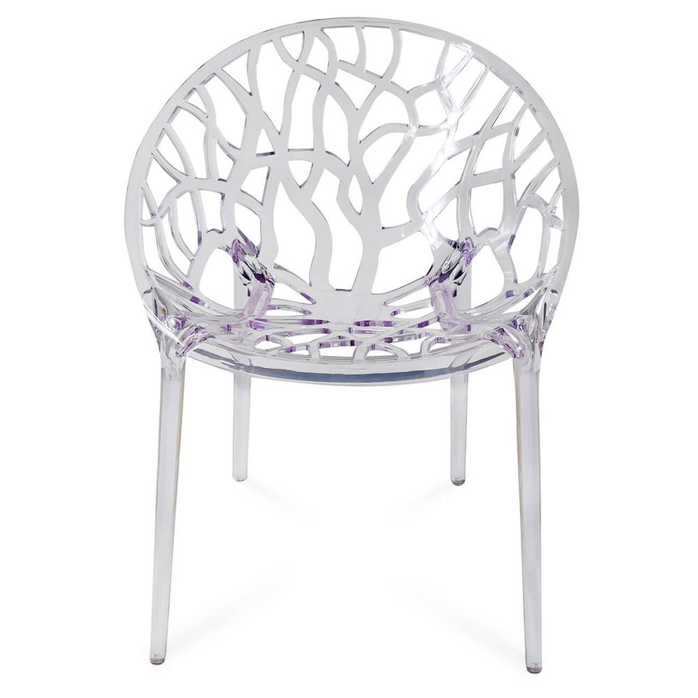 Silla transparente Chrystal perfecta para el jardín - Alta Calidad - Imagen 2