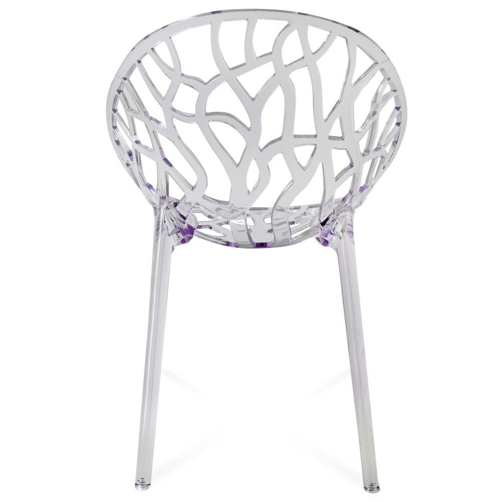 Silla transparente Chrystal perfecta para el jardín - Alta Calidad - Imagen 4