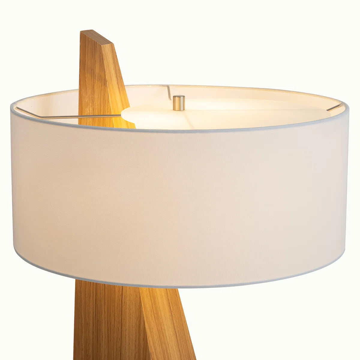 Lujoso Lámpara de pie Obelisk de madera maciza - Imagen 8