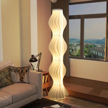 Lámpara de pie LED con 3 temperaturas de luz - Diseño Exclusivo