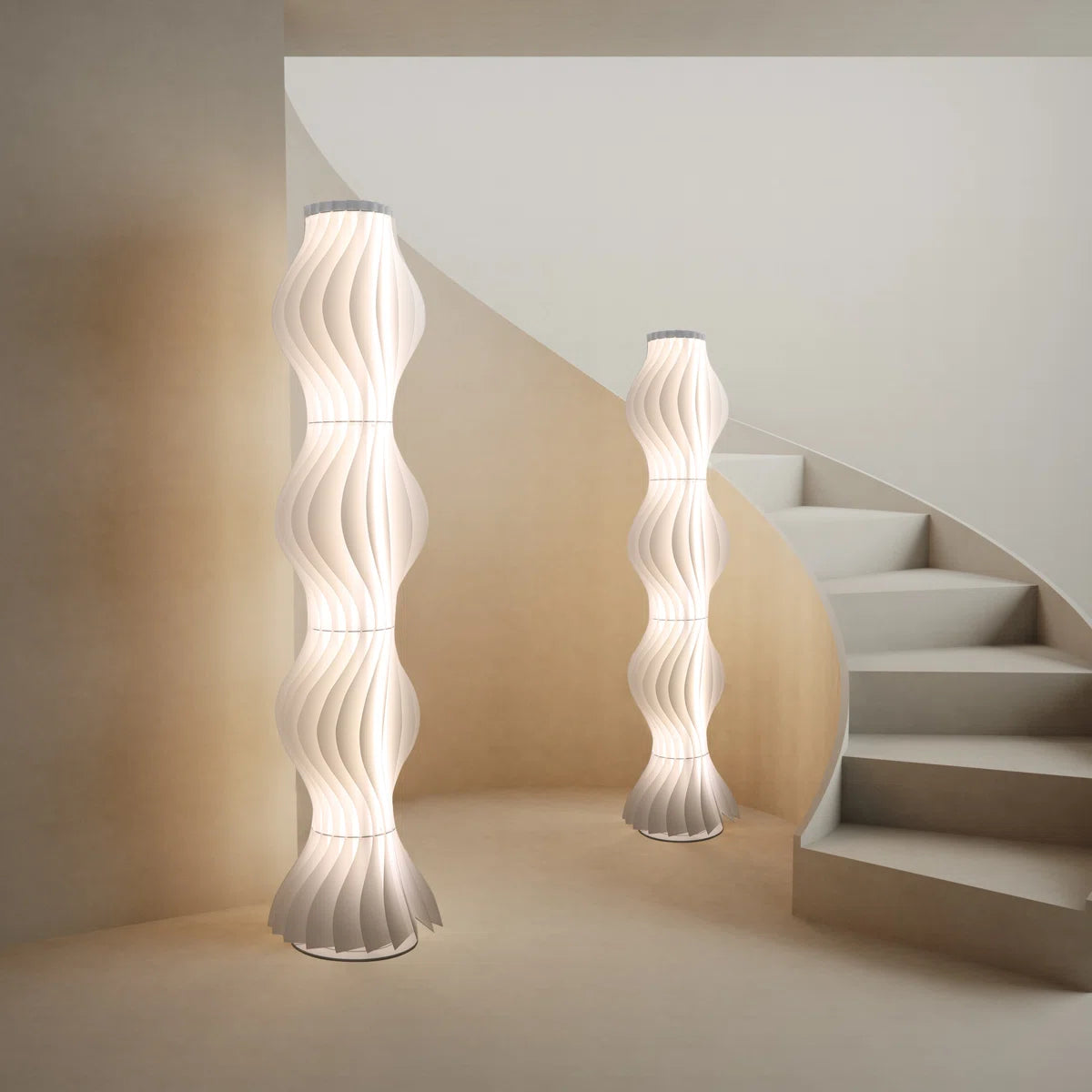 Lámpara de pie LED con 3 temperaturas de luz - Diseño Exclusivo - Imagen 8