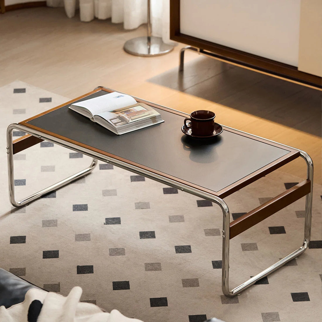 Mesa de centro Bauhaus rectangular