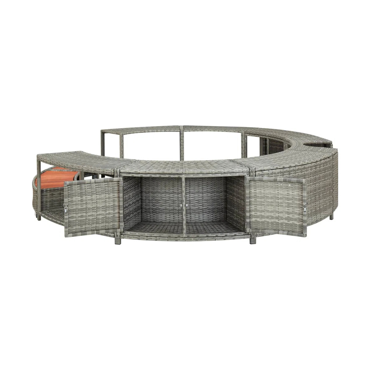 Diseño Revestimiento circular para jacuzzi exterior - Imagen 2