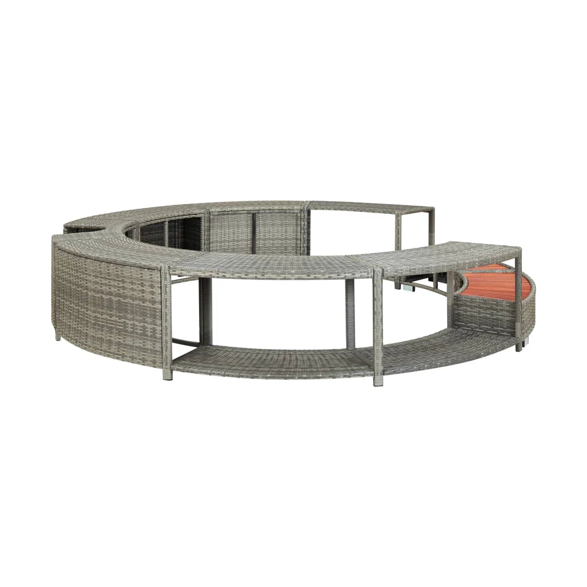 Diseño Revestimiento circular para jacuzzi exterior - Imagen 7
