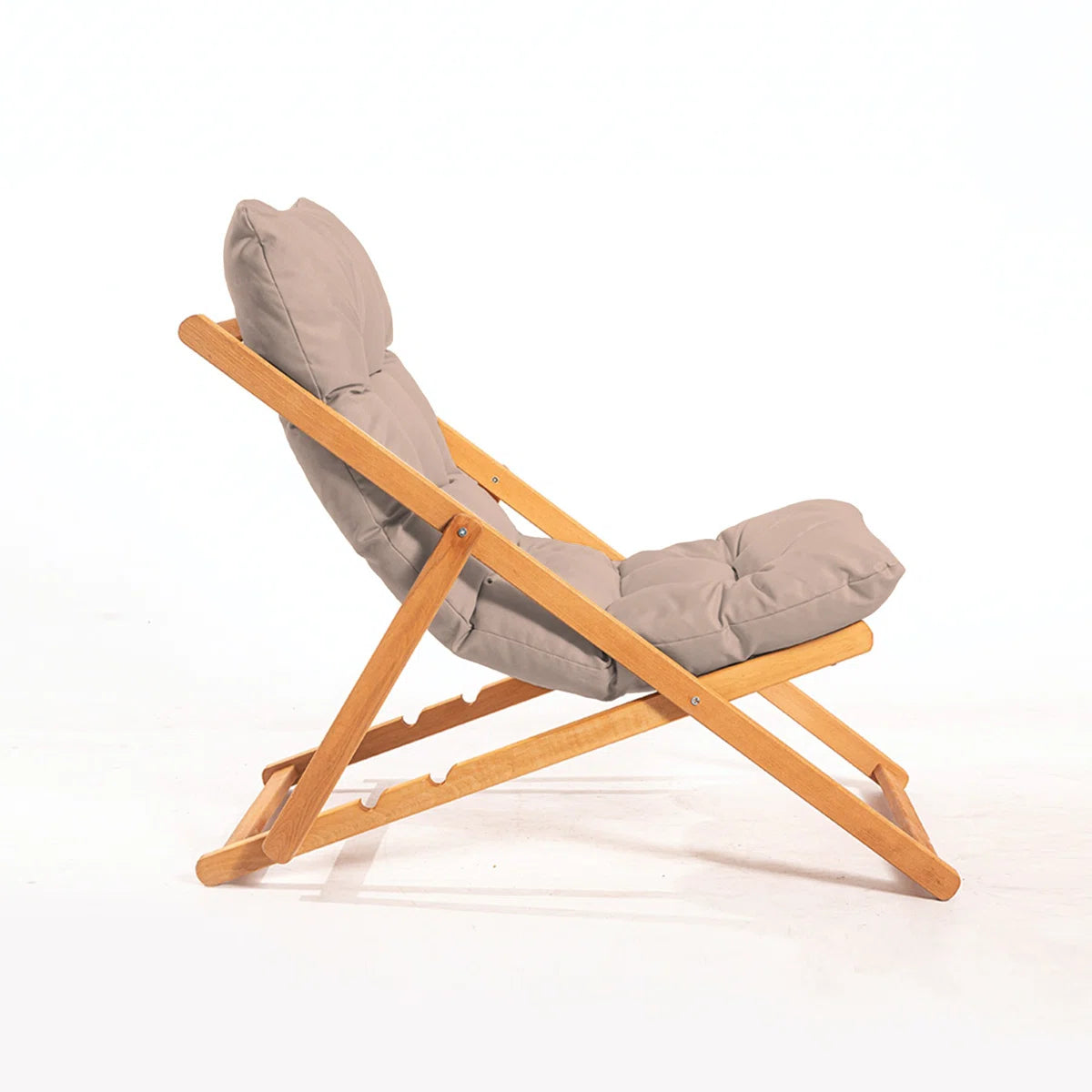 Sillón de jardín plegable de madera - Imagen 3