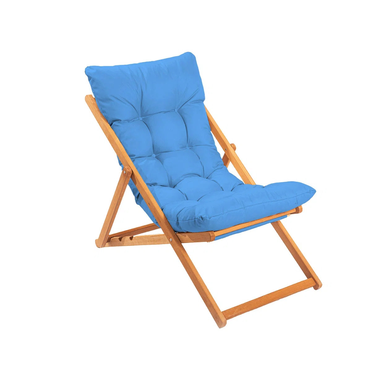 Sillón de jardín plegable de madera - Imagen 4