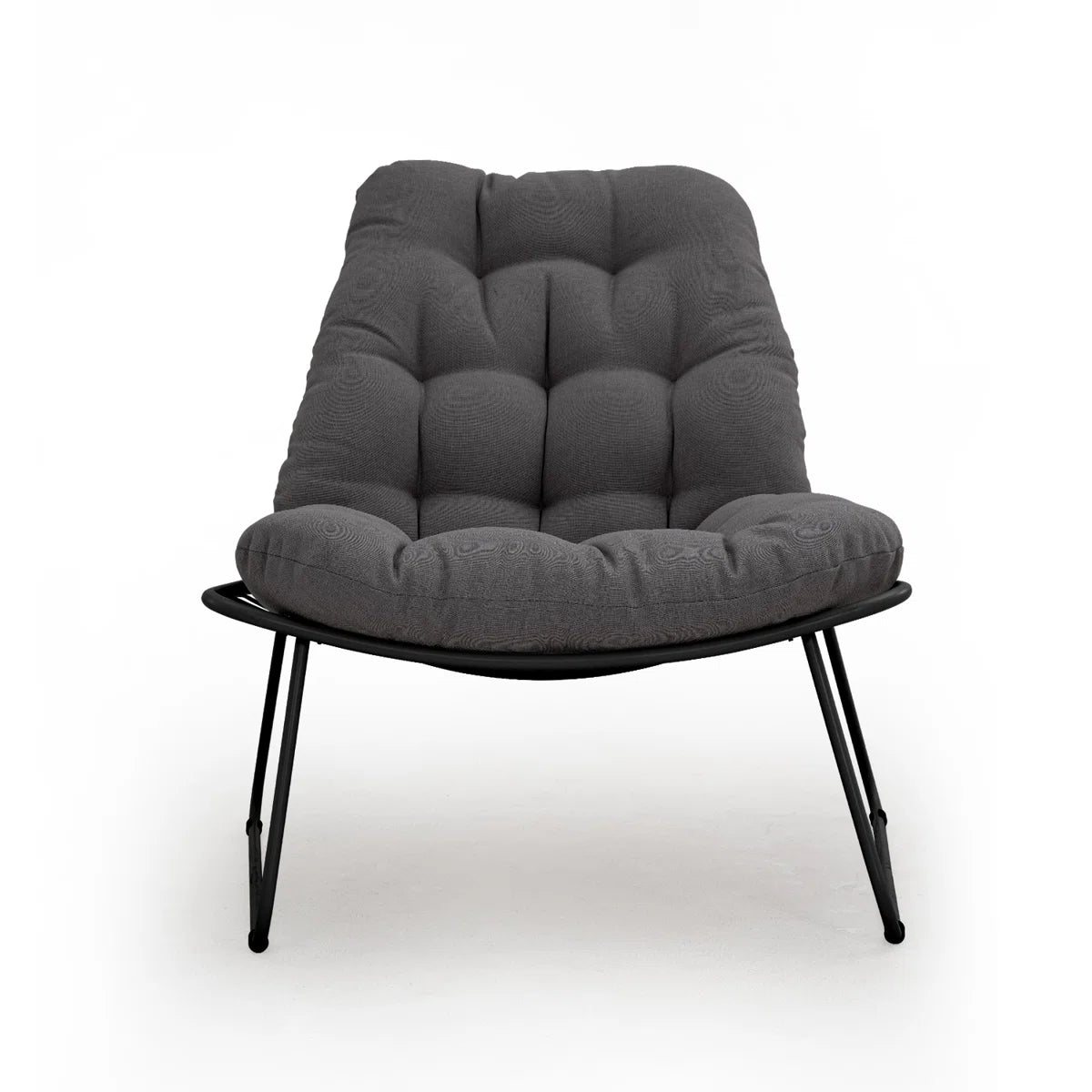 Conjunto de jardín 3 piezas: 2 sillones lounge + mesa auxiliar - Imagen 5
