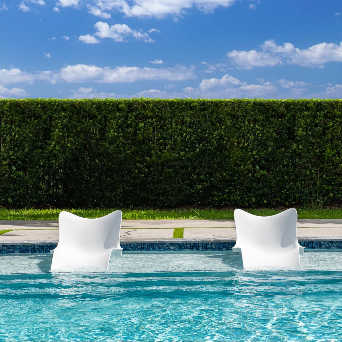 Diseño Set de 2 tumbonas para piscina - Imagen 10
