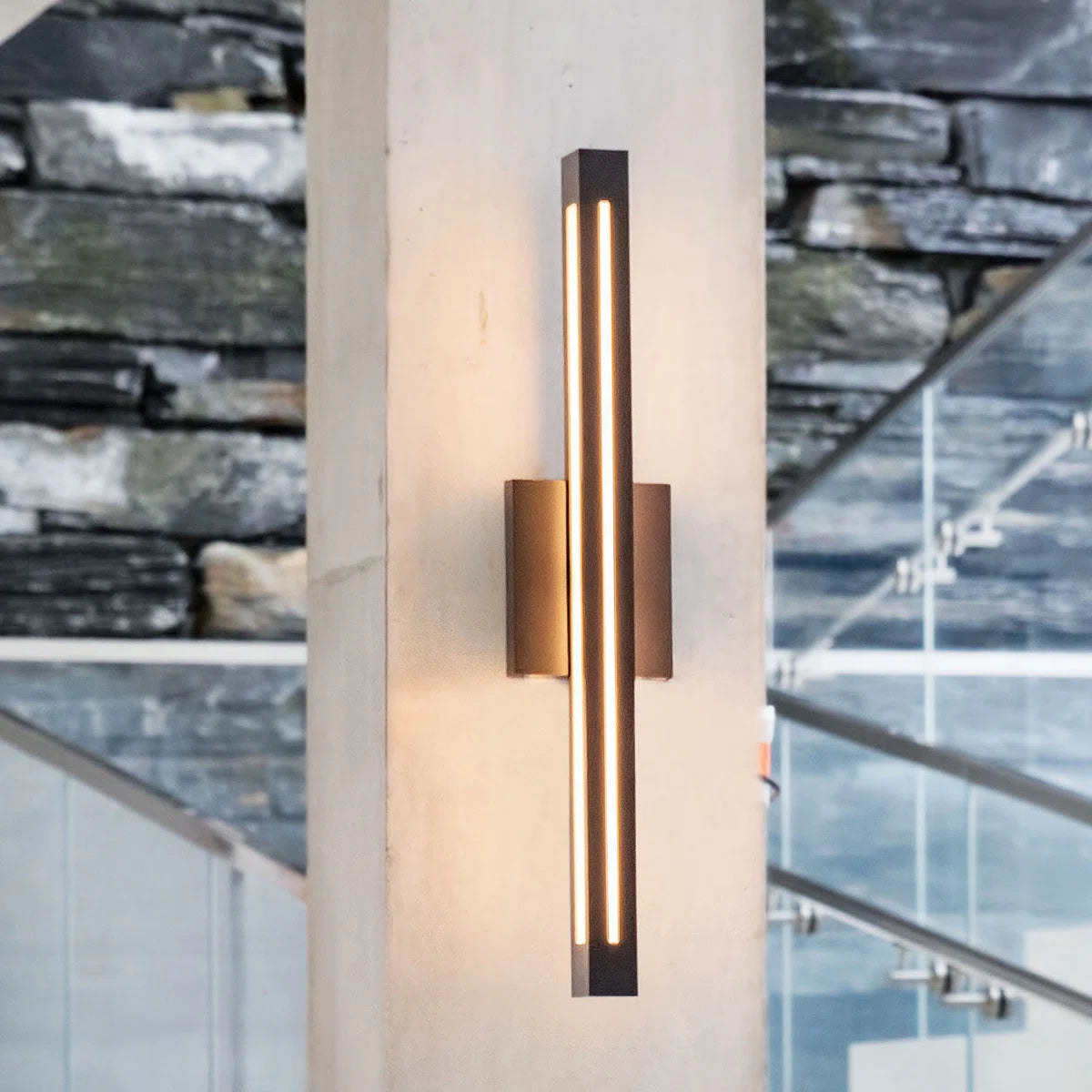 Aplique LED lineal contemporáneo de aluminio - Imagen 8